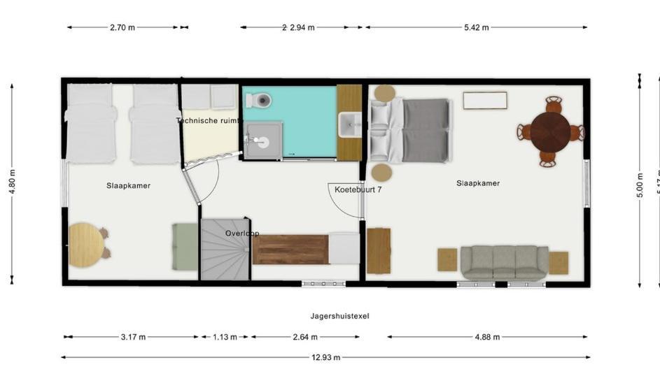 Jagershuistexel Bed and Breakfast Oosterend  Exterior foto